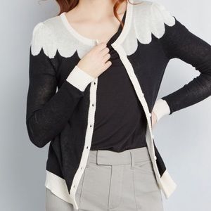 Bea and Dot Paris Cafe Cardigan in Noir